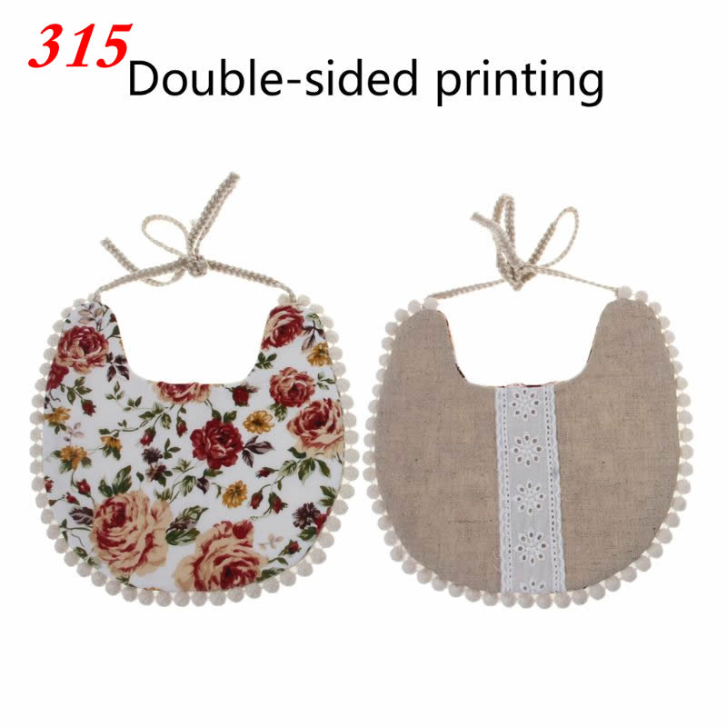 Bébé gland salive serviette florale Vintage -né photographie Double face bavoirs garçons filles accessoires Bandana campagne Costume enfants: 315