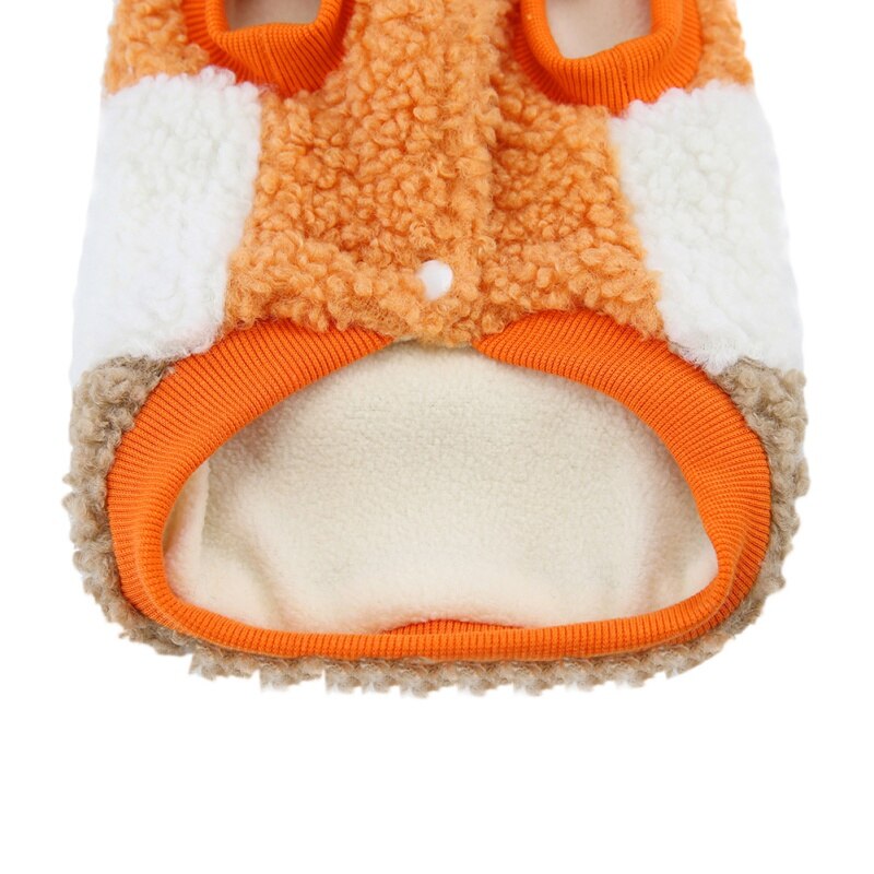 Winter Pet Cats Thick Sweater Warm Comfortable Breathable Cotton Jacket Button Kitten Clothes High Costumes