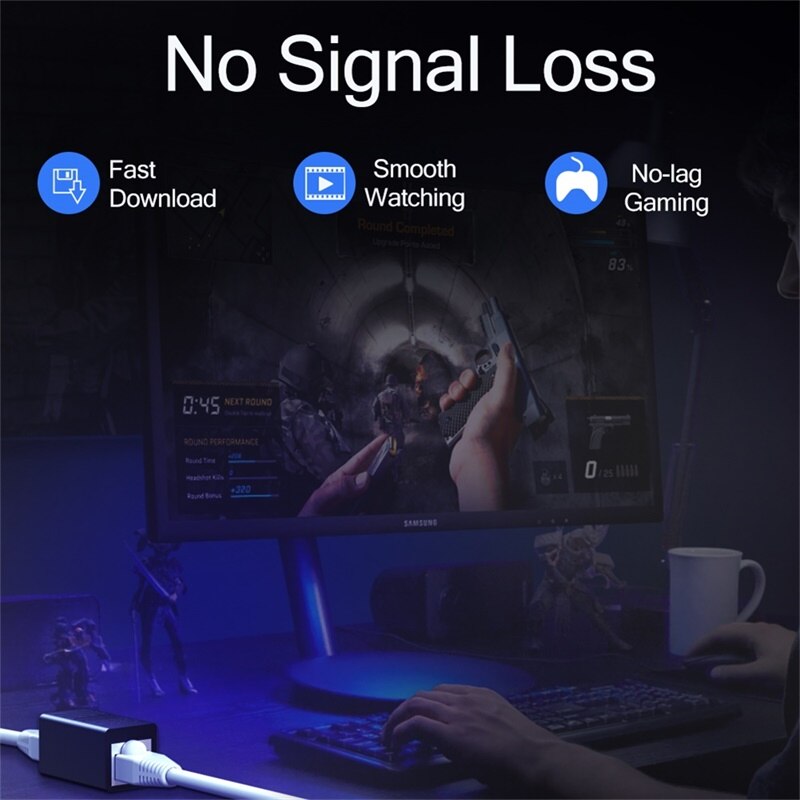 EDUP RJ45 Ethernet Cables Coupler Ethernet Inline Cable Extender Female to Female Network Socket Adapter for Cat5,Cat6,Cat7