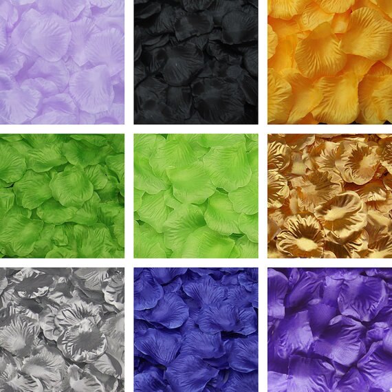 Wedding Rose Petals 100pcs/lot Decorations Flowers Polyester Wedding Rose Artificia bodas lote