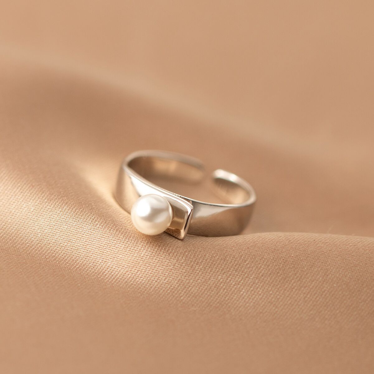 Anelli regolabili con perle in argento sterling 925 di moda per le donne Accessori di gioielli di design di lusso GaaBou