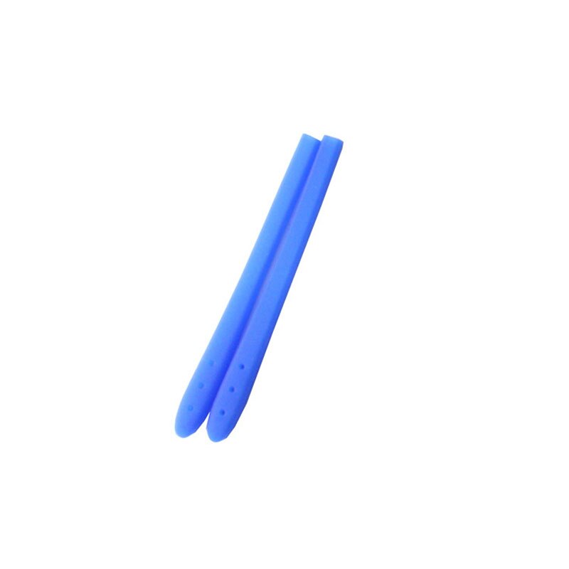 Soporte antideslizante para lentes de silicona, ganchos para la oreja, para gafas de sol, Protector de piernas, accesorios para gafas, 1 par: Azul