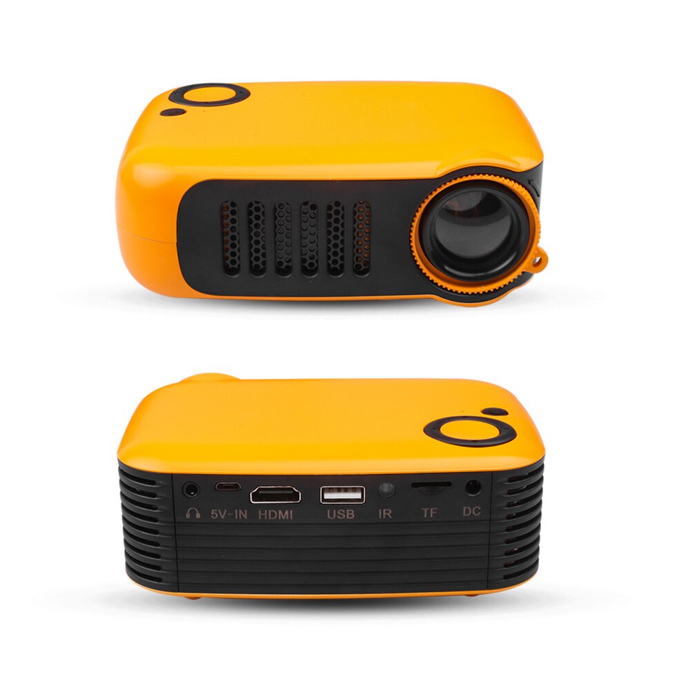 A2000 Portable Mini Projector With Tripod Holder Support 1080P HDMI USB Micro SD Card Home Theater Video Proyector VS YG300 J9