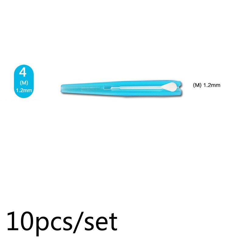 10pcs/set Adults Interdental Brush Oral Hygiene Push-pull Tooth Cleaning Floss Brush Floss Toothpick Oral Teeth Care Tool Unisex: 05