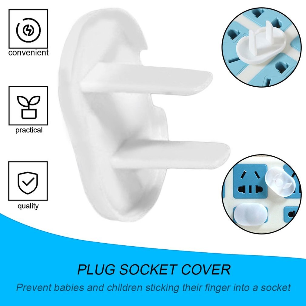 Plug Socket Cover Baby Proof Child Safety Protector Guard Mains Children Kids Electric Socket Security Lock Protective Cover