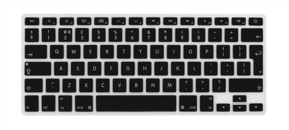 English EURO Enter keyboard Cover for MacBook Air 13 inch A1466 A1369
