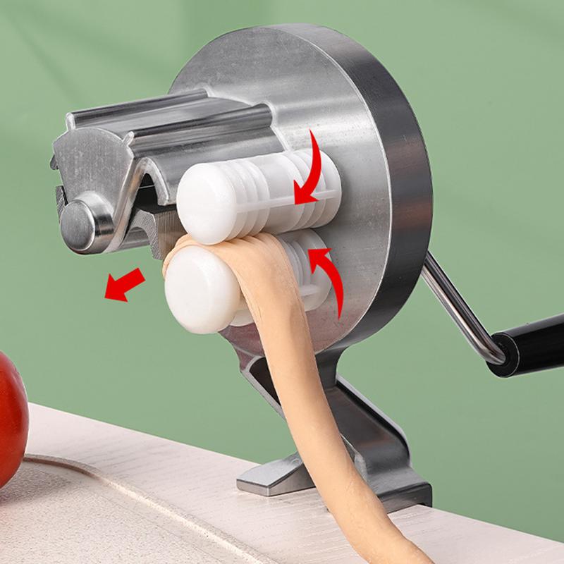 Manuelle Cavatelli Maker Maschine tragbare Makkaroni Maker manuelle Pasta Maker mit ergonomischen Handkurbel Nudeln Pressen