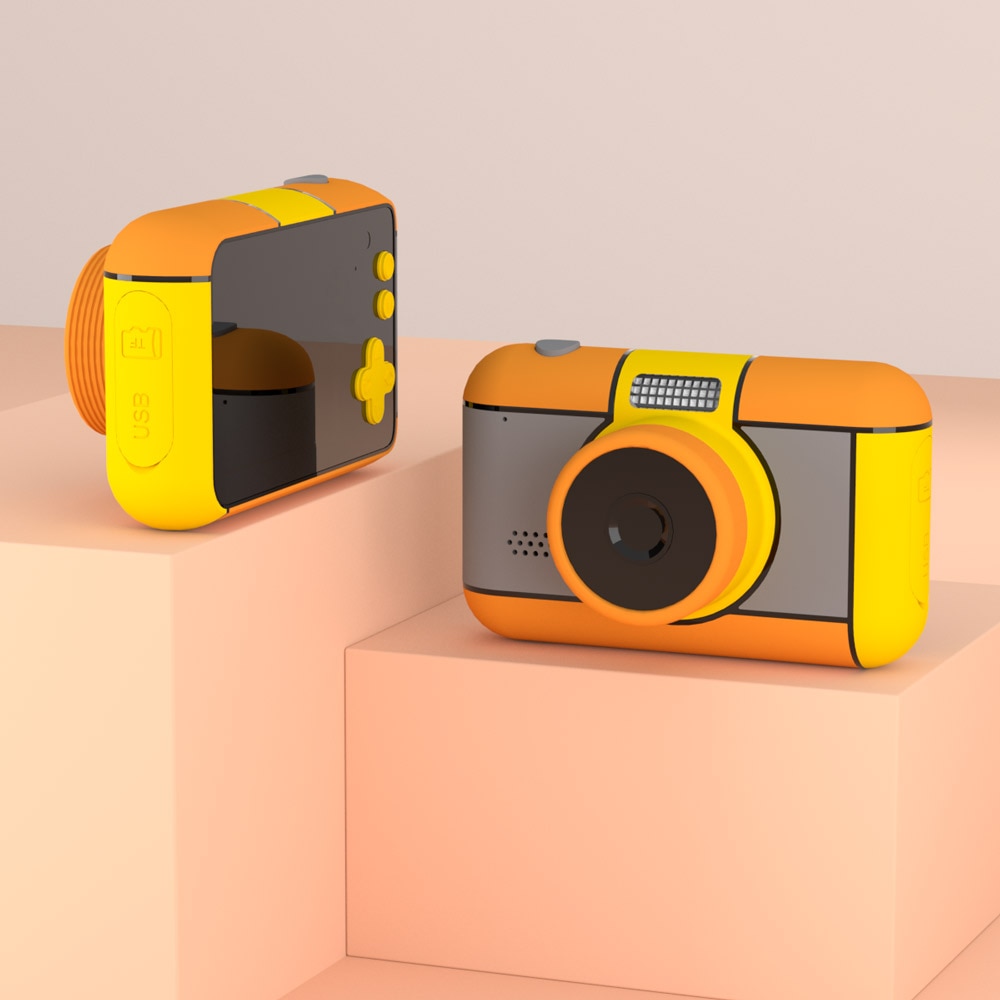 Stil high definition børns kamera legetøj baby digitalkamera mini slr