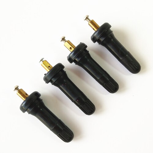 4 Stuks Rubber Snap In Tpms Ventiel Service Kit Voor Buick/Cadillac/Chevrolet 15263240 20008 9L3Z1700A 68058766AA 28194SC000: Default Title
