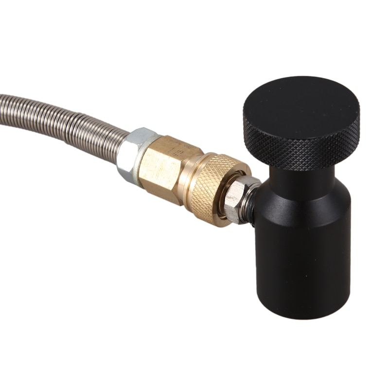 -Soda Club Co2 Cylinder Refill Adapter with Connection CGA320 with Reinforce Hose and On/Off Adapter