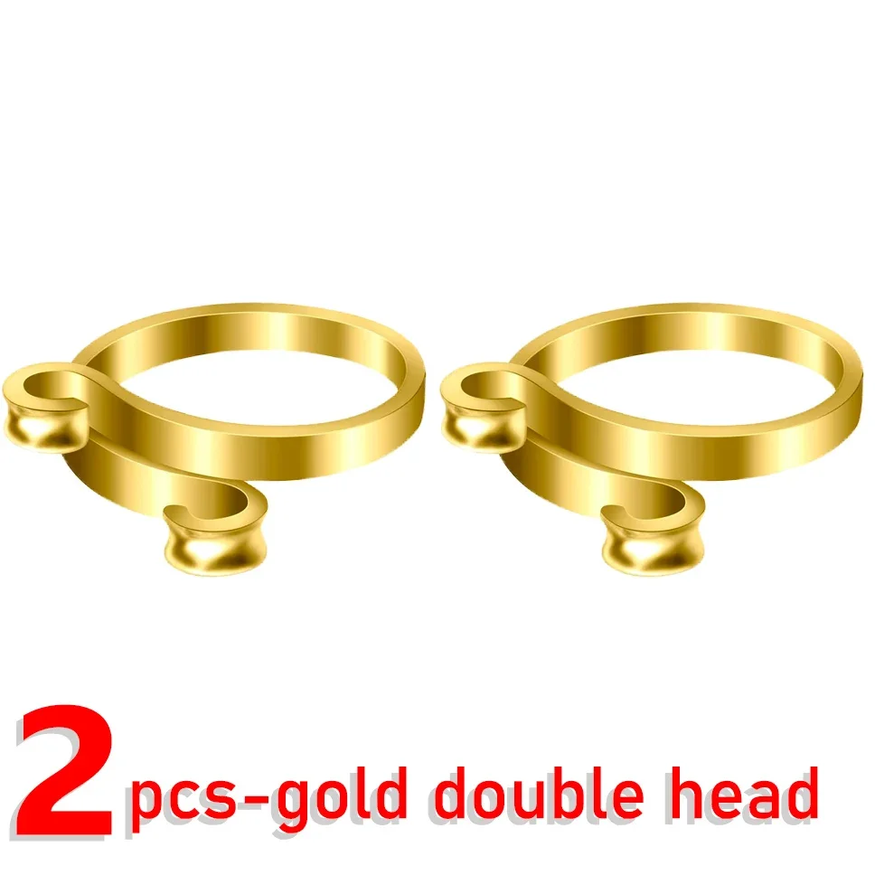 Anelli ad anello per uncinetto per maglieria Guida per filati fai-da-te Dito Supporto più veloce Anello Ditale Crocheter regolabile Strumenti per cucire Forniture: MULTI