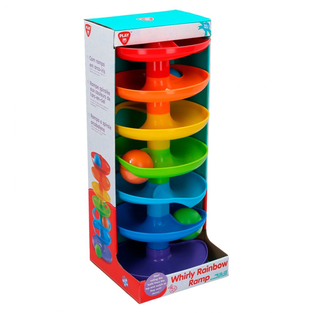 Torre espiral de bolas con 7 pisos de PlayGo
