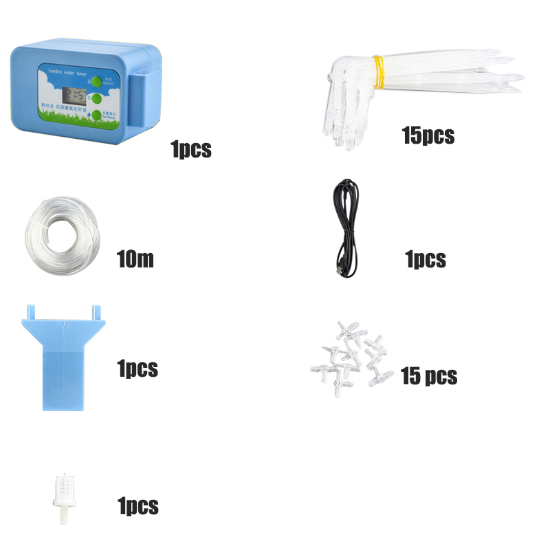 Automatic Drip Irrigation System Pump Controller Watering Kits with Built-in Membrane Pump Used Indoor: 10m water pump
