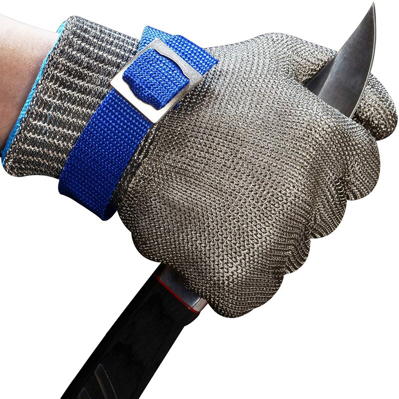 Klimaanlæg ur Underskrift Skærebestandige handsker rustfrit ståltråd metalnet slagter sikkerhed  arbejdshandsker til kødskæring, fiskeri, sikkerhedsskæresikker handsker –  Grandado
