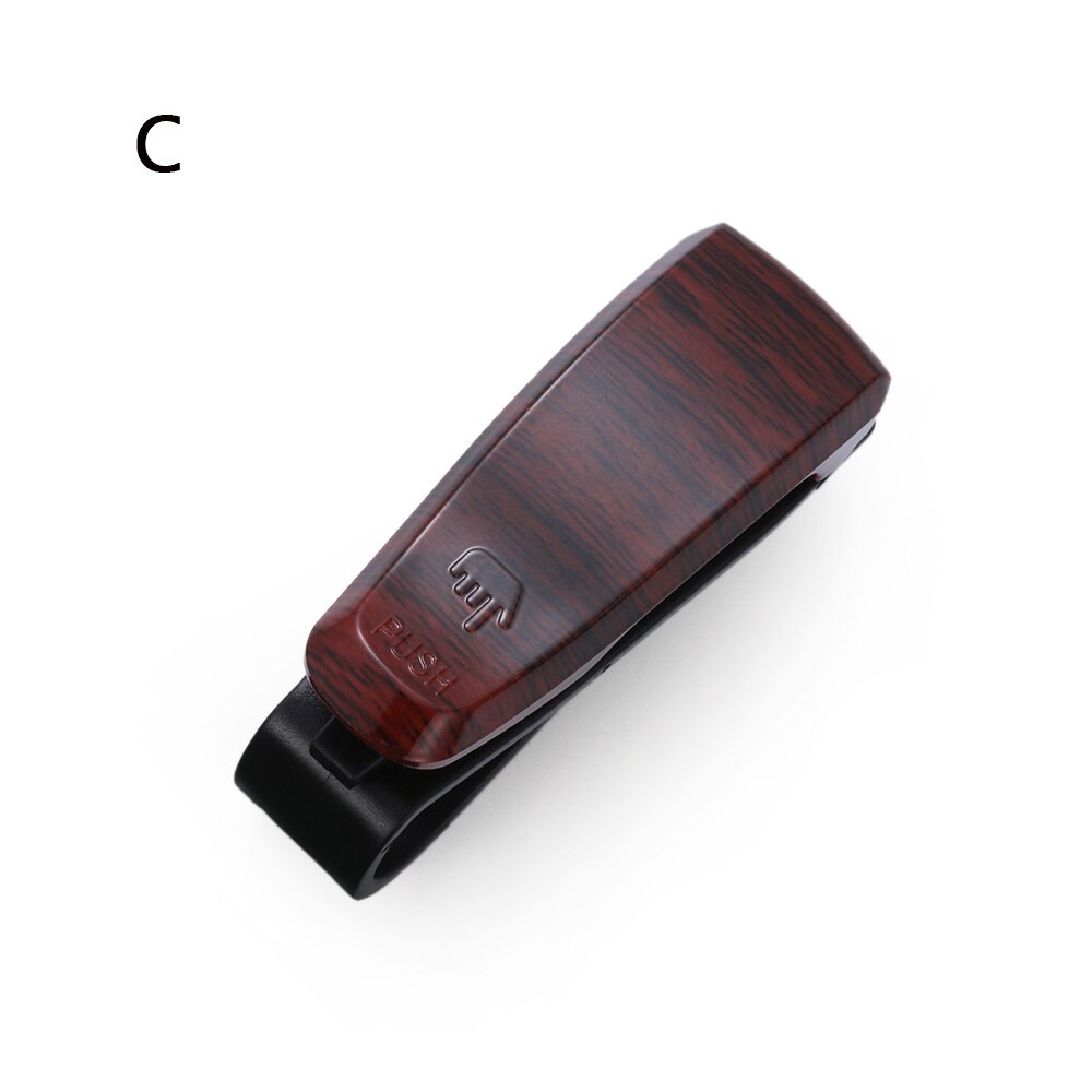 1PC Holz Auto Gläser Halter Für Lesebrille Sonnenbrille Brillen platzierung Auto Fastener Clip Werkzeug 65x25x35mm: 03