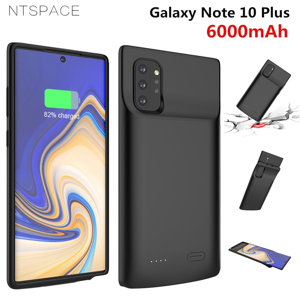 Ntspace Voor Samsung Galaxy Note 10 Plus Battery Case Backup Power Bank Slanke Cover Case Voor Samsung Note 10 opladen Case