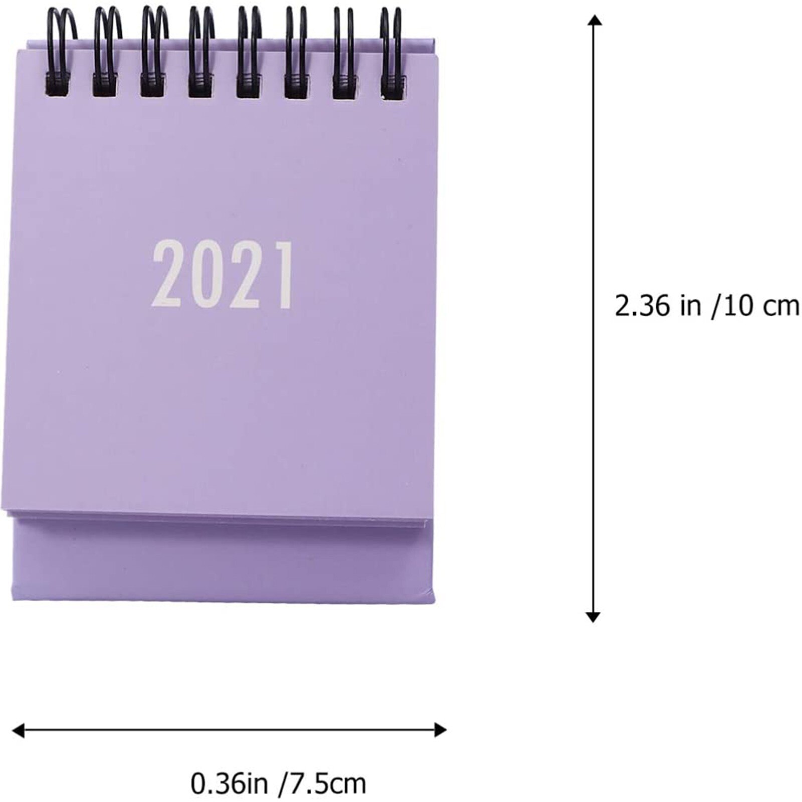 Desktop Mini English Calendar Portable Foldable Paper Calendar Multipurpose Daily Scheduler Table Planner Yearly Agenda