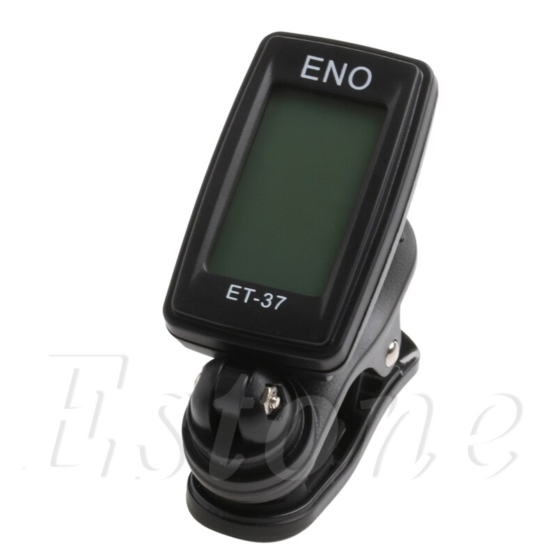 Digital LCD Chromatic Electric Guitar Clip On Tuner Acoustic Bass Violin Ukulele Y4UB