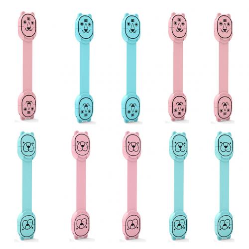 Cerradura de seguridad para bebés Puerta de cajón de plástico, armario para baño, pestillo de seguridad, cajones, armarios, producto a prueba de niños: Default Title