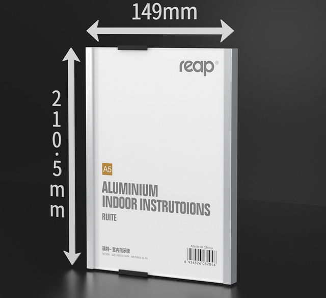 1pcs Silver Aluminum Alloy Wall Door Sign Plate Company Department Signboard Replacement Hospital Works Display Board: 14x210.5mm