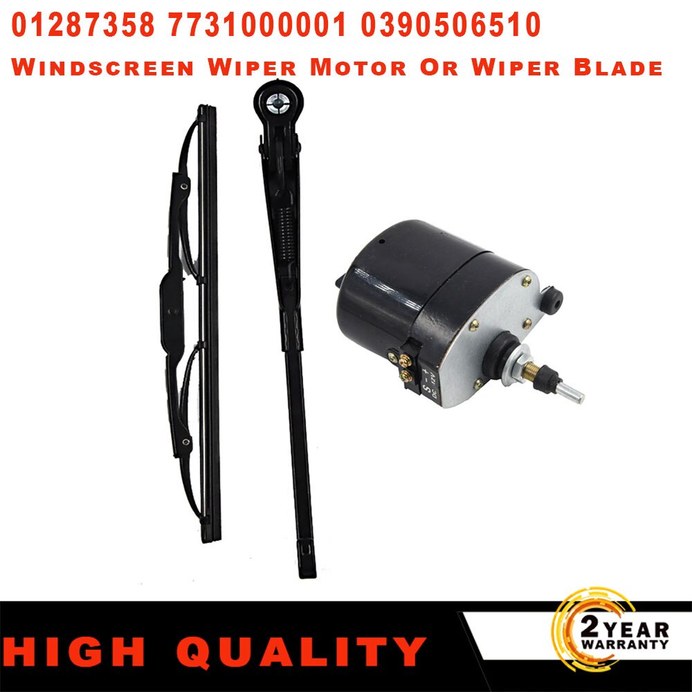 12V Universal Windscreen Wiper Motor with Arm and Blade for Fishing-Boat Caravan 01287358 7731000001 0390506510
