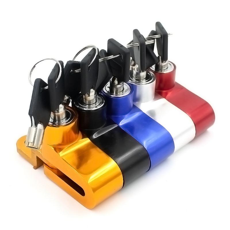Motorfiets Lock Beveiliging Anti Diefstal Fiets Motor Electromobile Schijfremslot Diefstal Bescherming Voor Scooter Veiligheid