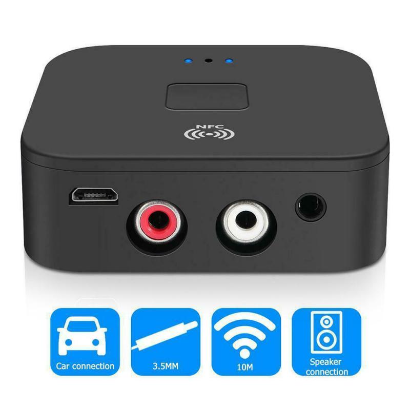 Bluetooth 5.0 Ricevitore Wireless Trasmettitore RCA Hifi Musica NFC 3.5 millimetri Martinetti Aux Adattatore Audio Per Il Telefono Altoparlante Auto Dropshipping