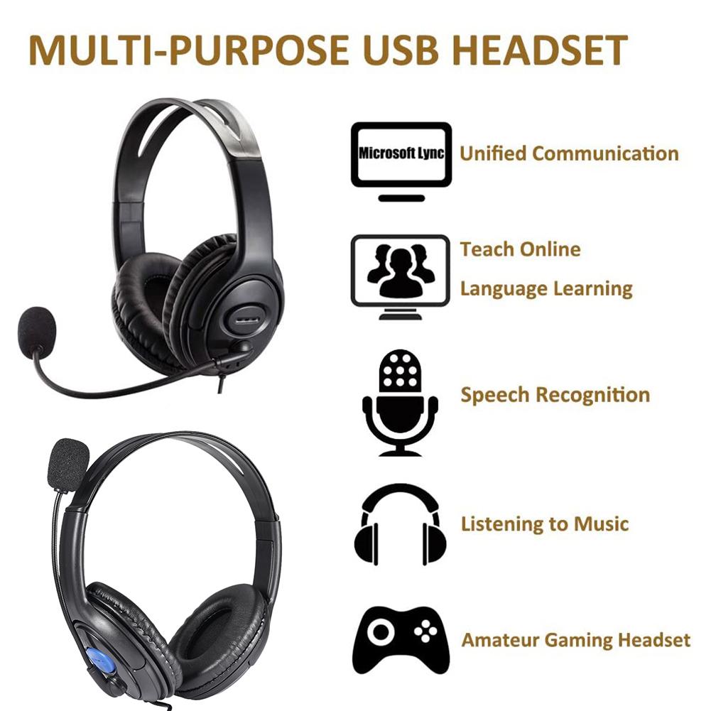 On Ear Headset Gamer Stereo Deep Bass Gaming Headphones Earphone With Microphone For Computer