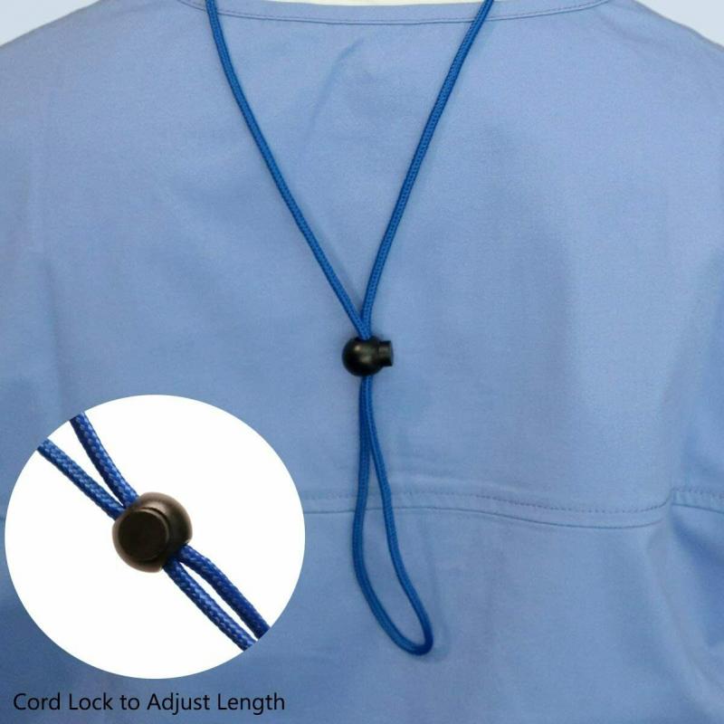Extensor de máscara facial ajustável, cordão para máscara, com dois ganchos, colar com cordão de suporte
