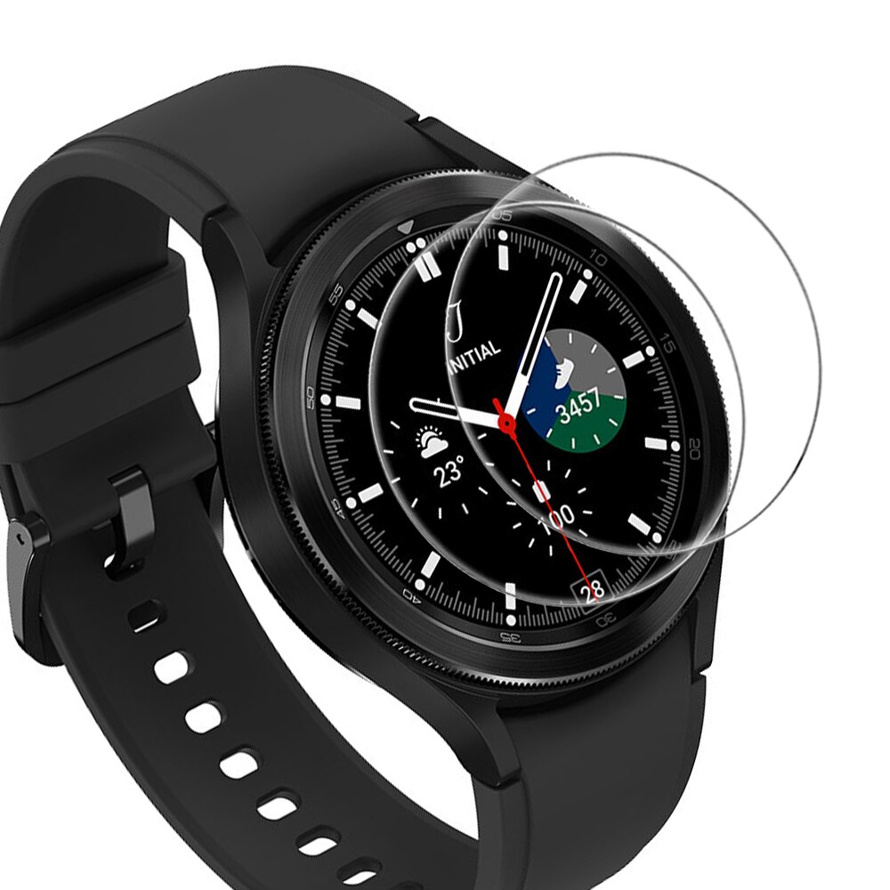 Protecteur d'écran pour samsung galaxy watch 4 Classic, couvercle antichoc en verre trempé, 46mm 42mm 44mm 40mm: Galaxy Watch4 44mm