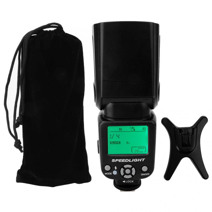 Speedlight triopo tr -960ii flitser externe flitser voor canon nikon camera met rechts licht flitser