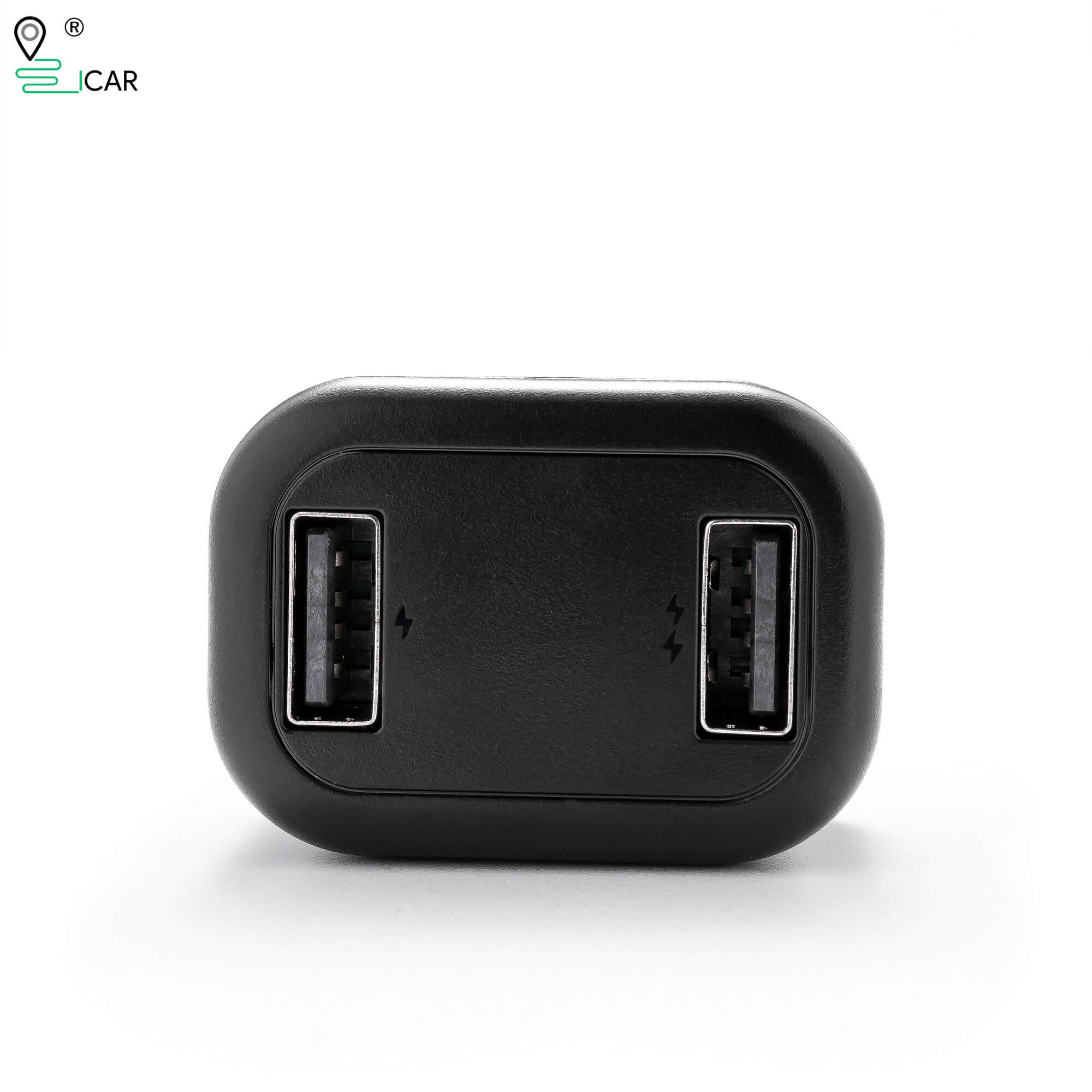 Localizador GPS oculto para vehículo, rastreador de cargador de coche, dos puertos USB para cargador de teléfono, aplicación antirrobo gratis