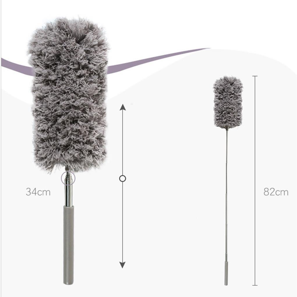 Microfiber Dust Duster Adjustable Long Handle Cleaner Wall Window Ceiling Curtain Car Windshield Cleaning Tool