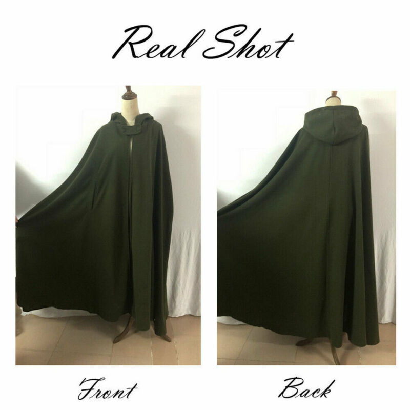 Femmes ample laine Poncho hiver manteau veste longue Cape vêtement d'extérieur parka femmes manteau cheville longueur à capuche vestes