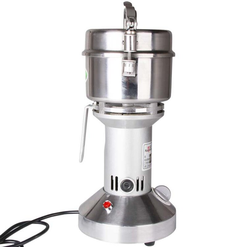 220V Electric Flour Mill Grain Grinding Machine Grinding Miller Stainless Steel Grinder/Pulverizer(200g)