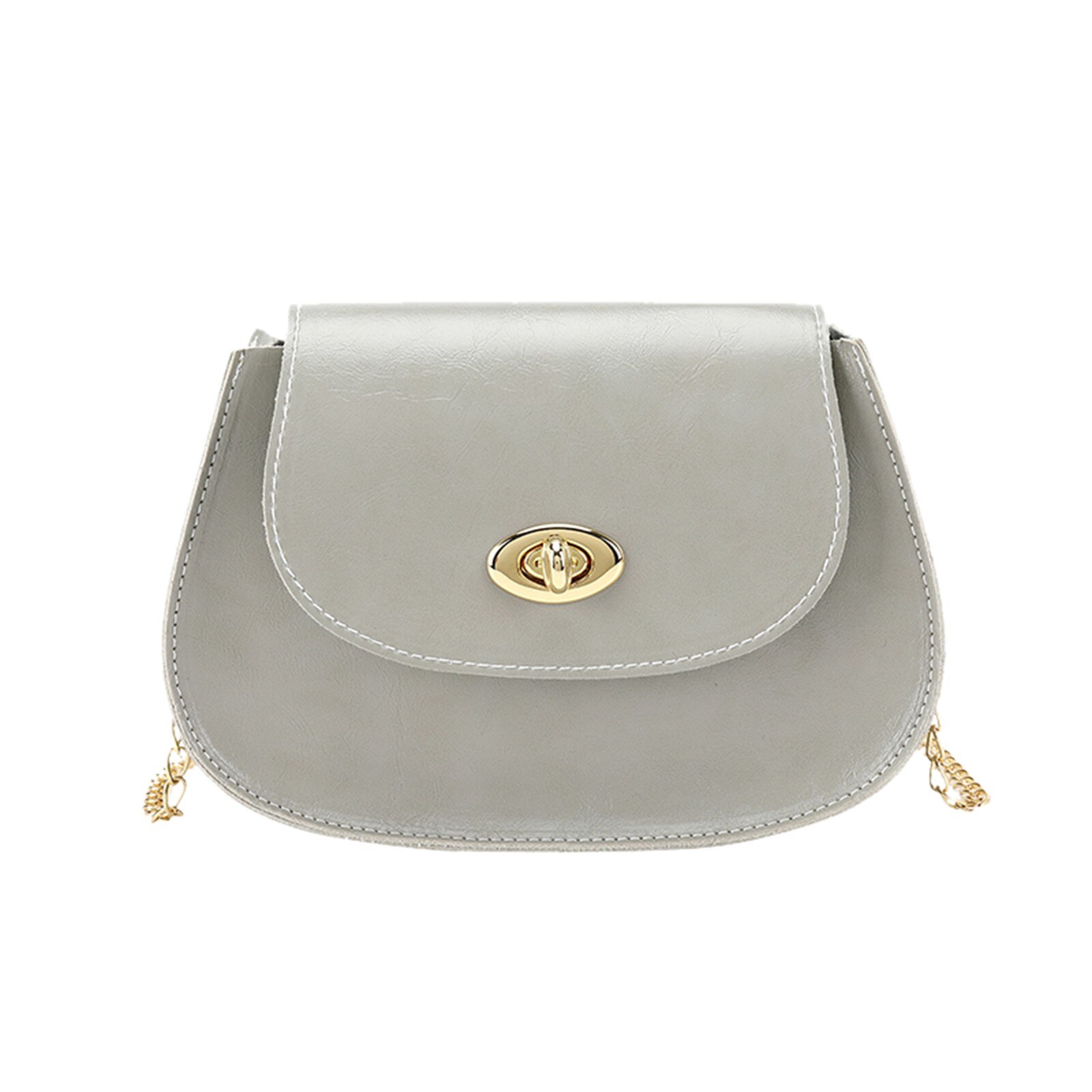 Sac à main asymétrique décontracté pour femmes, sac à bandoulière, à la , assorti à tout, petite sacoche, pochettes: GRIS
