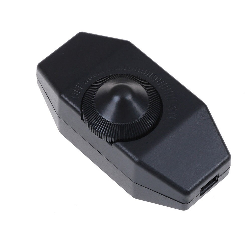 Dimmer Switch Home 904 220V 1A Manual Knob Adjustable Controller Button Rotary Floor Table Lamp Accessories Durable Easy Install: black