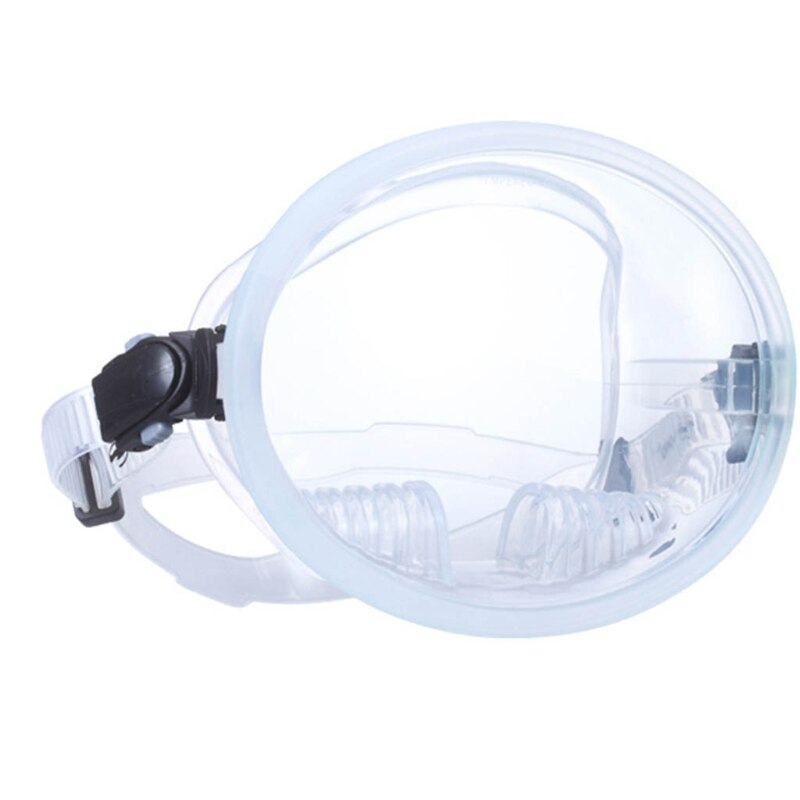 Silicone Dive Mask Panoramic Wide View Diving Goggles Oval Dive Mask Silicone Fog Free Glass Lens Water Sports Accessory: T