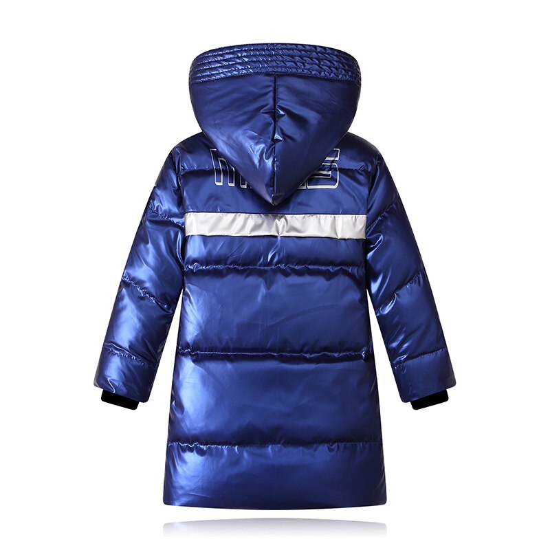 Kinderen Winter Jassen Shinny Kids Dikke Warme Bovenkleding Jas Voor Jongens 120-170Cm Parka LC096