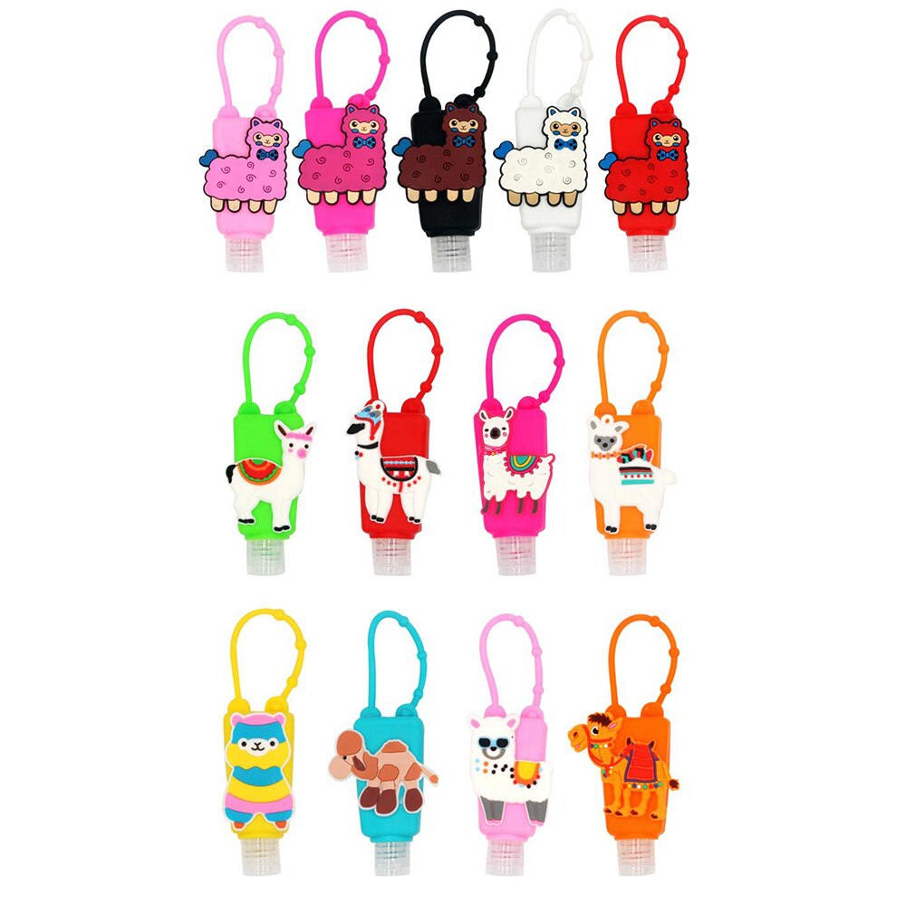Mini Sanitizer Gel Houder Hervulbare Hand Gel Dispenser Met Sleutelhanger Mini Desinfectie Houder Voor Kinderen School Xmas Hallowee: 7