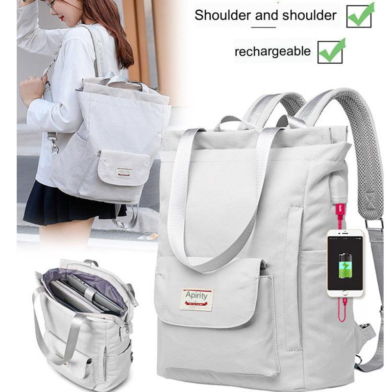 Women Shoulder Bag For Laptop Waterproof Oxford Cloth Notebook Backpack 15.6 Inch Laptop Backpack Girl Schoolbag