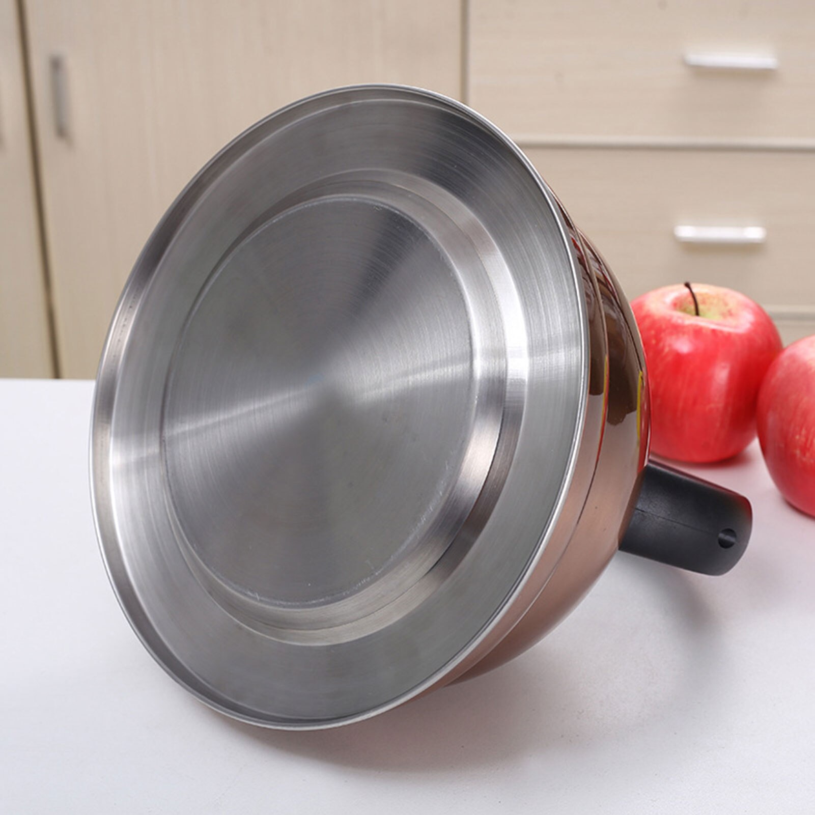 Whistling Kettle for Gas Stove 3L Steel Whistle Tea Kettle Water Bottle Rose Gold
