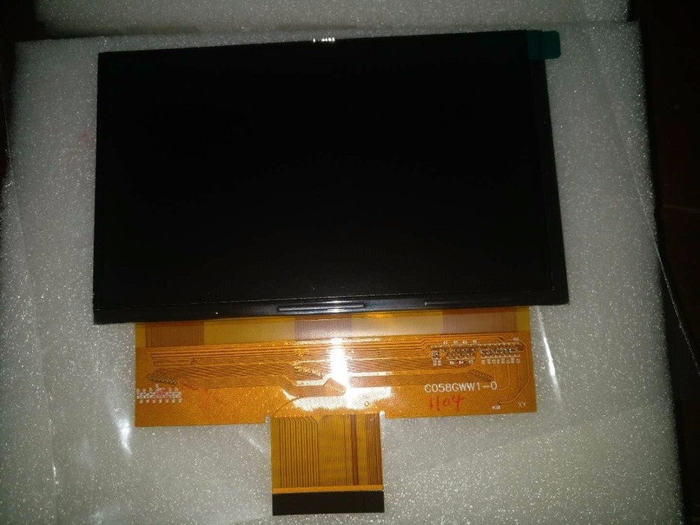 PJ058W2 1280*768 60 pines 100% probado pantalla LCD de 5,8 pulgadas para Rigal proyector