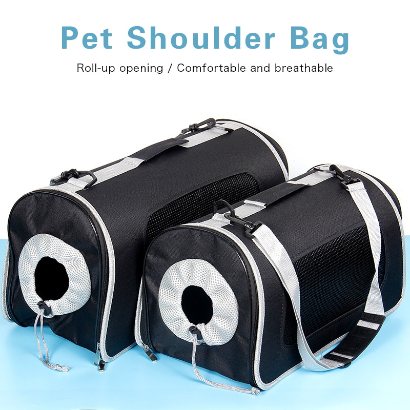 4 Kleuren Outdoor Kat Hond Puppy Huisdier Rugzak Reisdrager Geventileerd Mesh Dubbele Schoudertassen (Rood