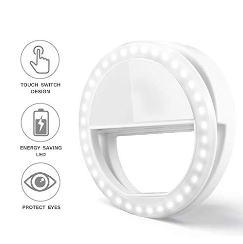 ZAYEX USB Charge Selfie Portable Flash Led Camera Phone Photography Ring Light