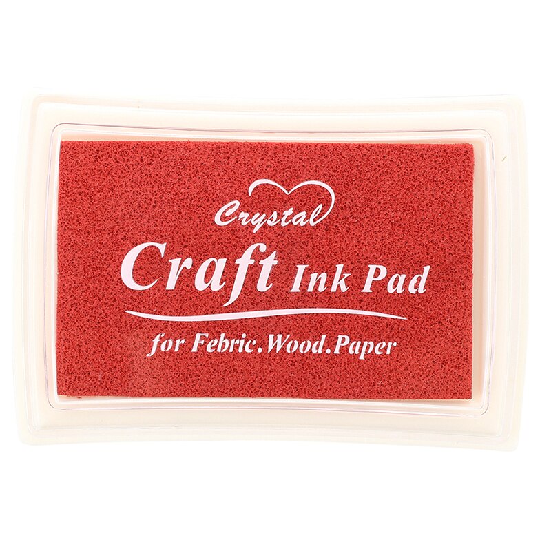 Ink Pad Ink Color Red Fingerprint for Children