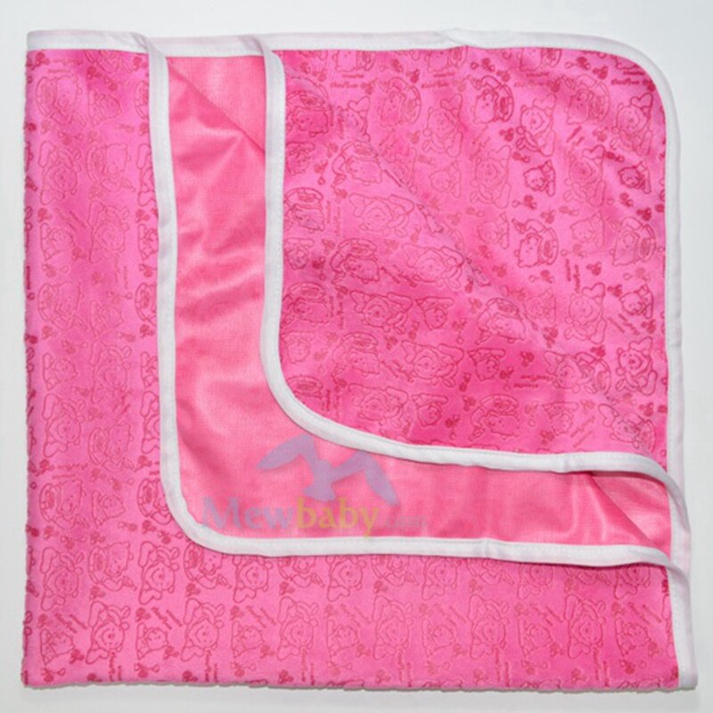 Vandtætte superblødt minky stof pusleunderlag måtter 74cm x 74cm cpr 83: Cpr 44