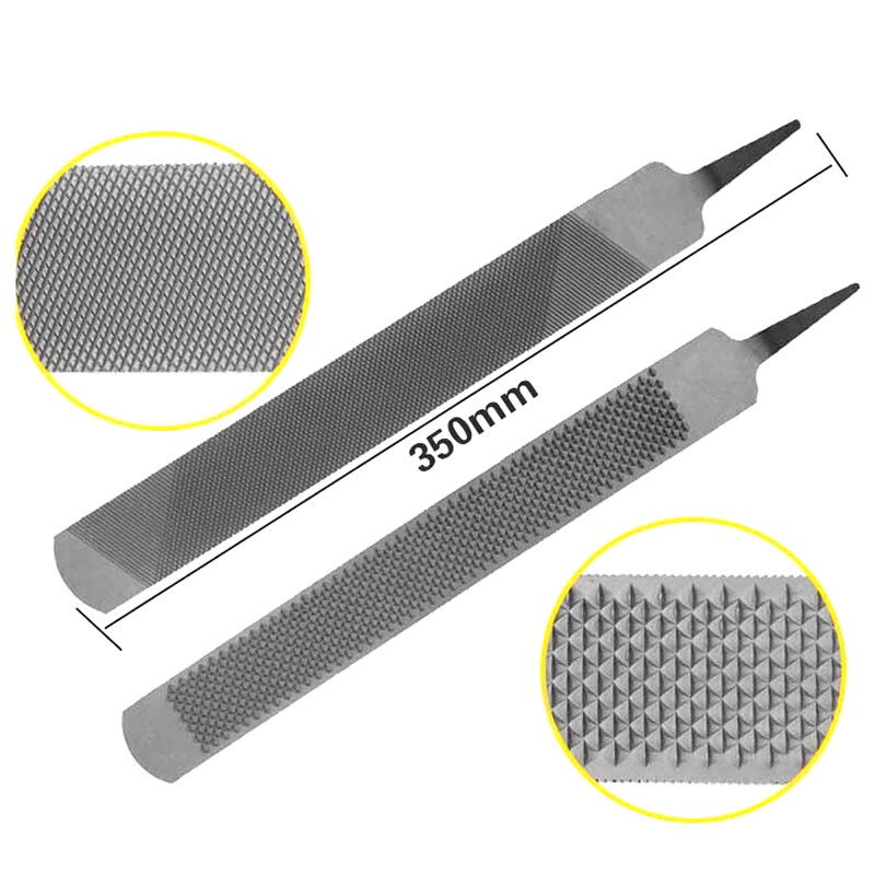 Cuchillo de escofina para casco de caballo, cuchillo de corte de acero alto en carbono, herramienta para Herrero de doble cara de 350mm con mango estable Sup