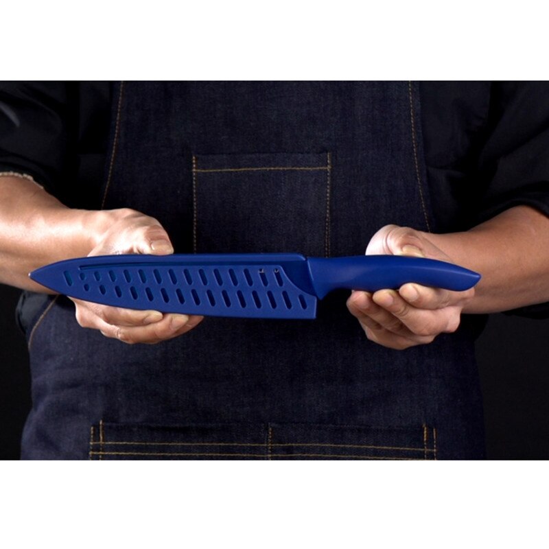 6 Pieces Chef Knife Matte Black Titanium Plated Knife Set Stainless Steel Forged Kitchen Knife Set Sharp Knife Set