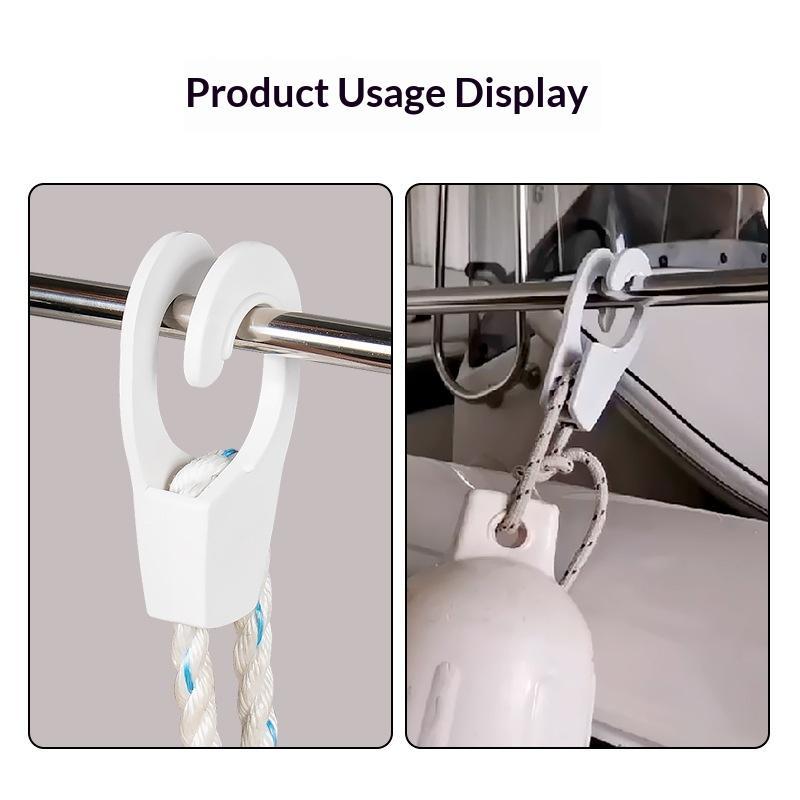 25MM Boat Rail Fenders Hanger Anti-Collision Quick Adjustable Mudguard Hook for Marine Sailing Yacht